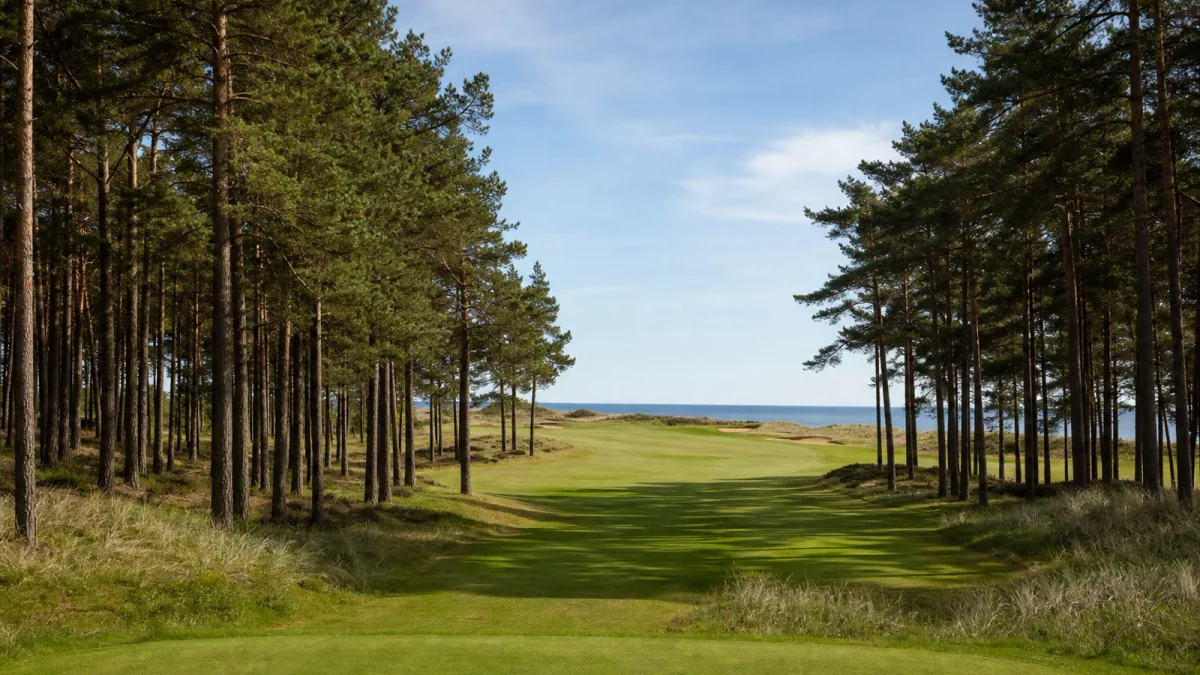 Tallinramad fairway på Norra banan i Tylösand