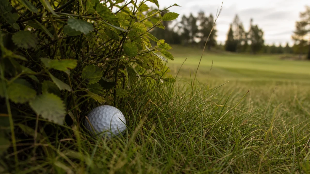 Ospelbar boll: tre val när läget är hopplöst illustrerad med golfmotiv