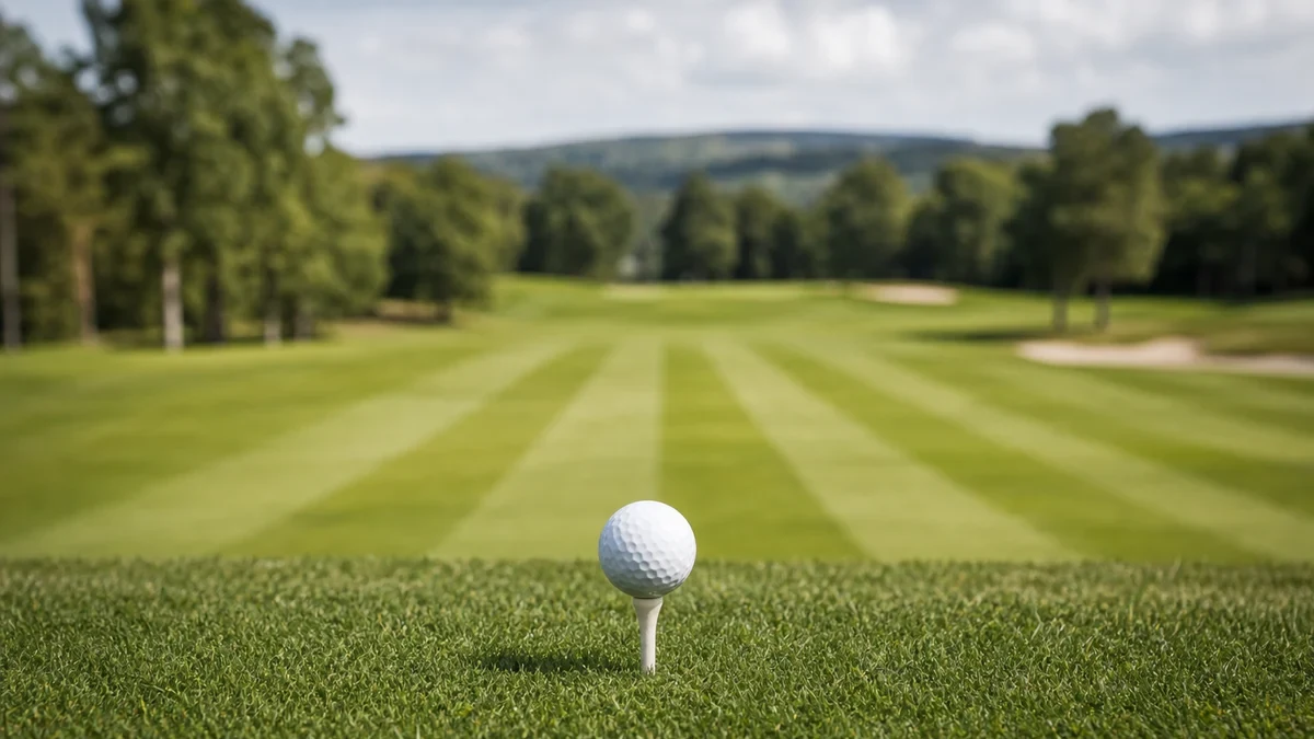 Draw och fade: kontrollerad skruv i golf illustrerad med golfmotiv