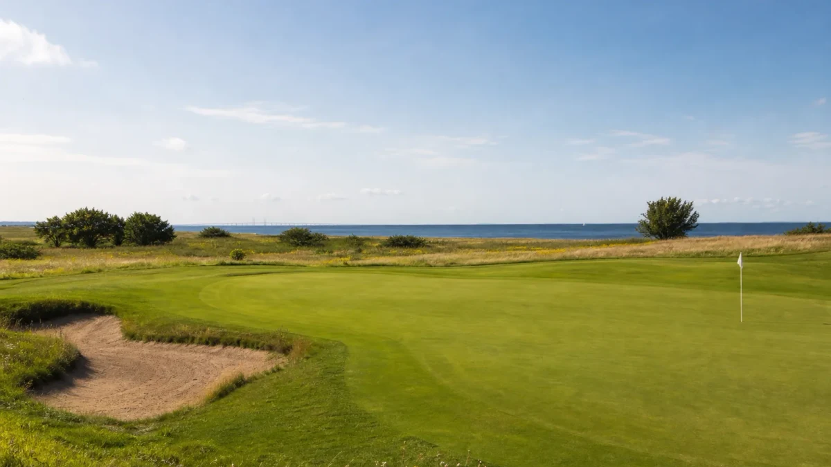 Golfbana i landskapet kring Malmö
