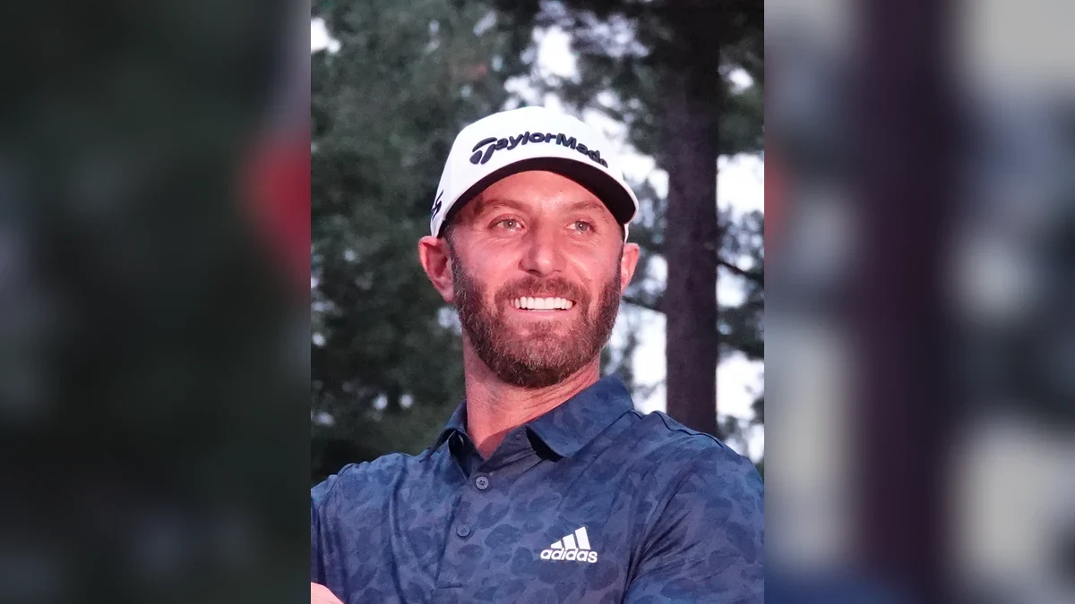 Porträtt av Dustin Johnson
