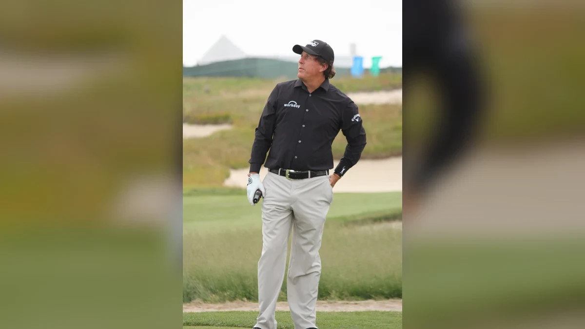 Porträtt av Phil Mickelson