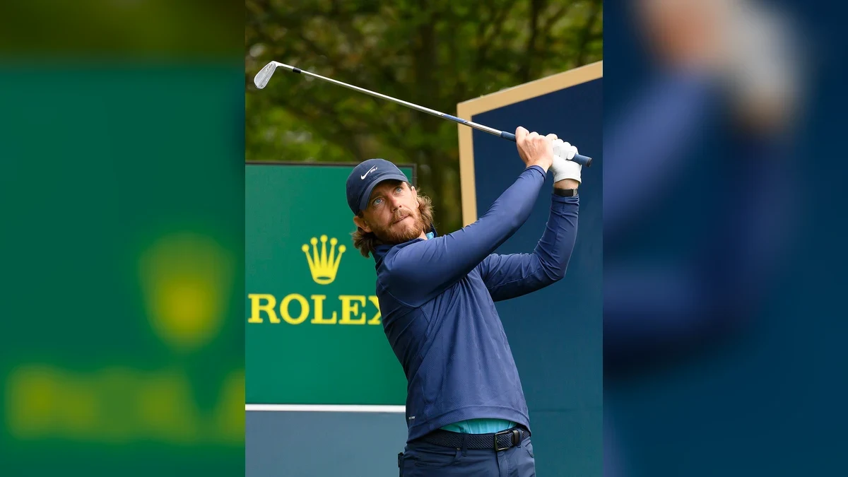 Porträtt av Tommy Fleetwood