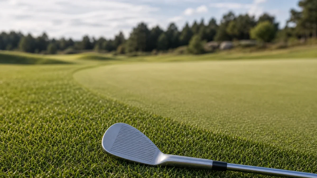 Wedge i golf: loft, bounce och rätt klubba runt green illustrerad med golfmotiv